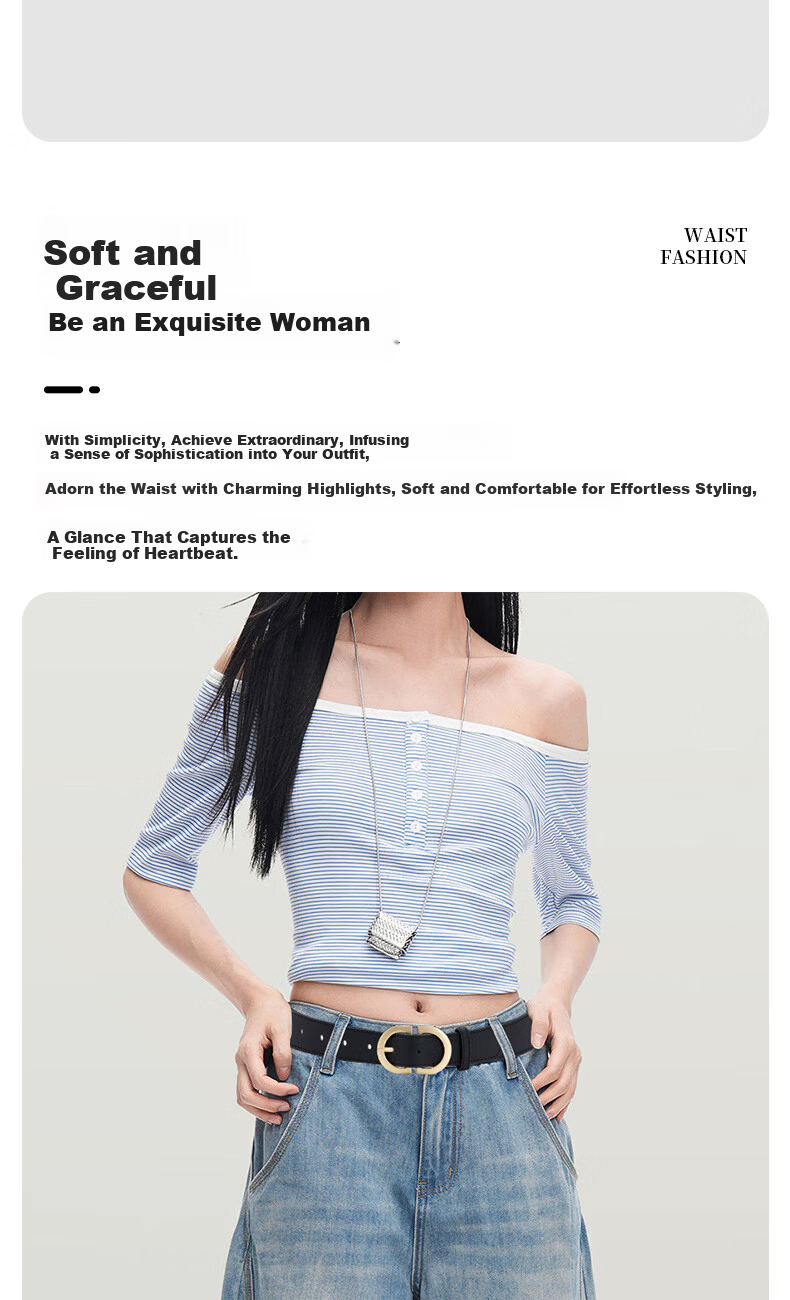 CARTELO Women's Leather Belt Denim Waist Belt Korean Style Fashion Versatile Pin Buckle Belt Birthday Gift for Girlfriend 8