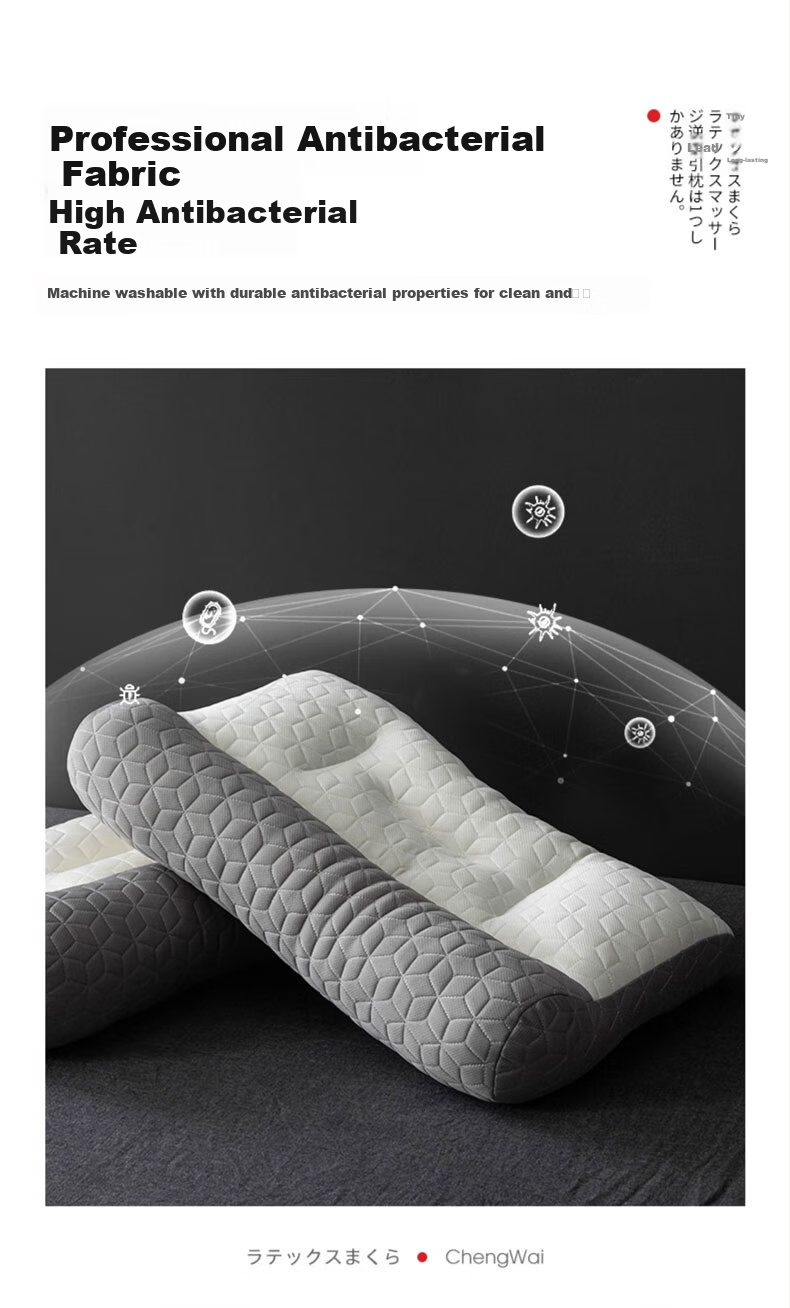 Hodo Anti-Traction Natural Latex Neck Pillow Core Cervical Pillow for Adults Single Piece 11