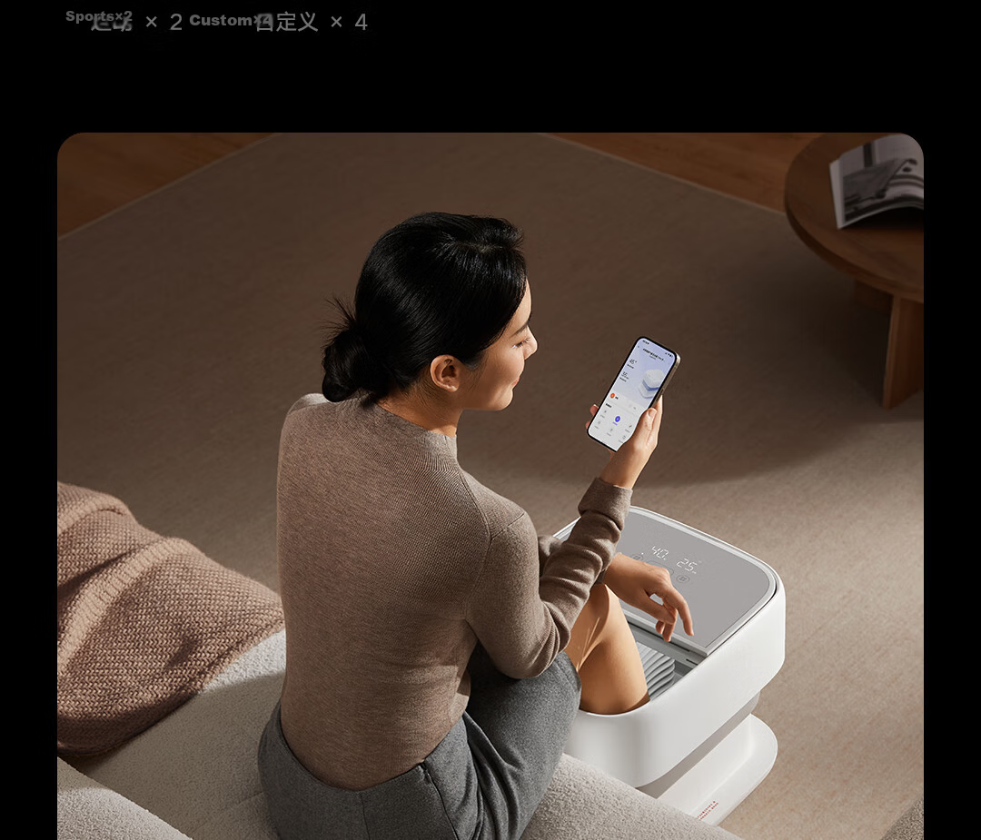 Mijia Xiaomi Automatic Temperature-Controlled Foot Soak Bucket with Airbag Massage Electric Foldable Foot Bath Basin Smart Sterilization Foot Bath Tub for Calf Soaking Birthday Gift for Mom 26