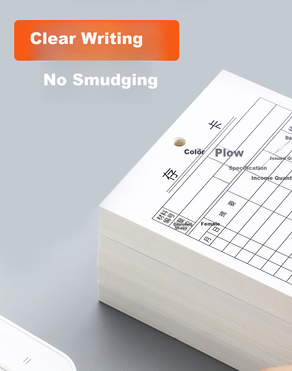 Langjie Double-Sided Printed Inventory Card Warehouse Stock Card Material Storage Card Warehouse Management Record Card In-Out Material Card Customizable 8