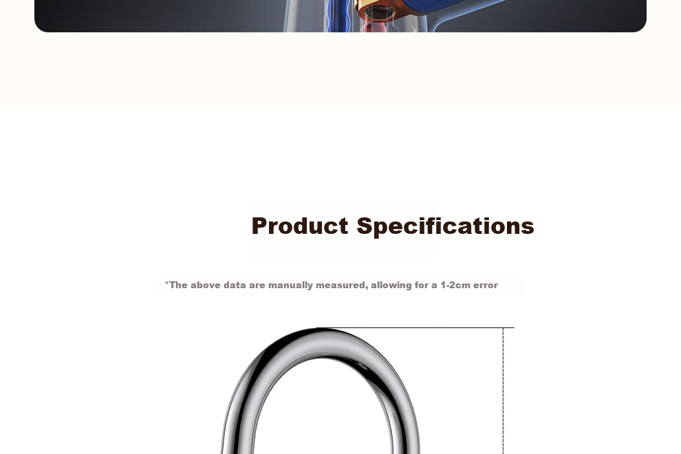 ARROW HY Kitchen Hot and Cold Water Faucet Splash-Proof Rotatable Brass Pull-Out Faucet AE45303CP 30