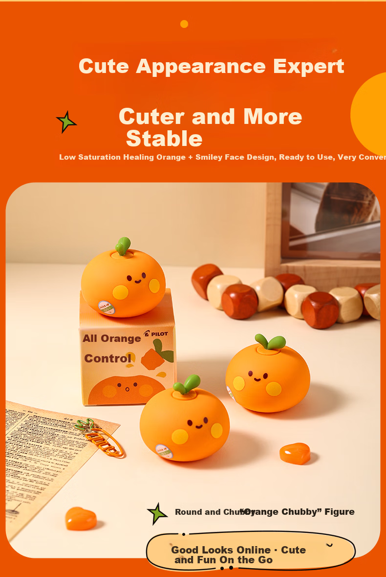 PILOT Free Gift - Full Orange Control Pen Holder 1