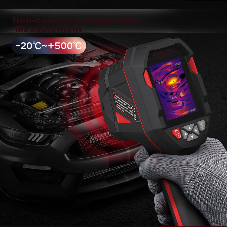 HABOTEST Huabo Mobile Thermal Imager Infrared Thermal Detection Temperature Measurement Outdoor Handheld Thermal Imager HT821A 12
