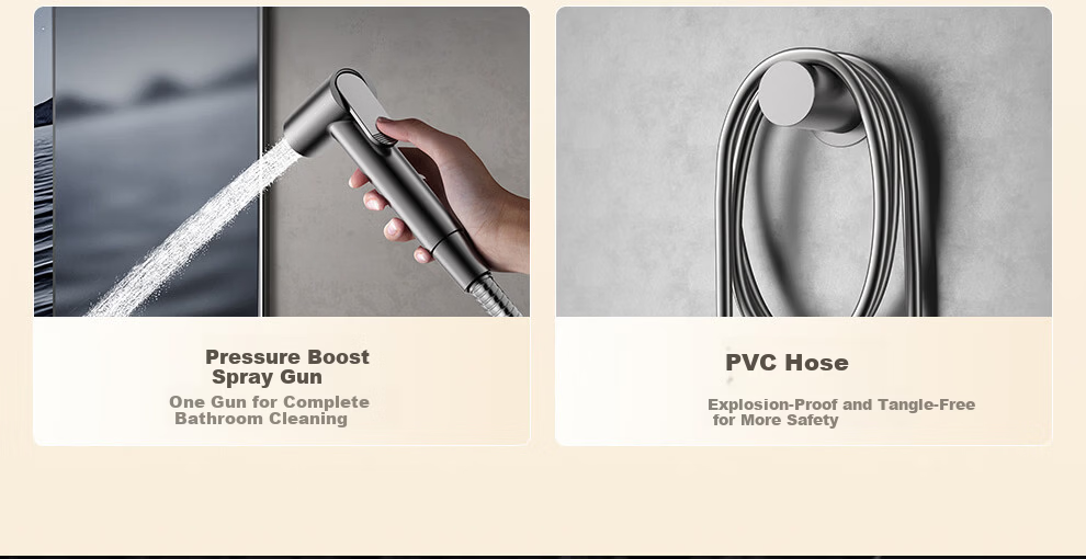 ARROW Gunmetal Gray Shower Set, Solid Brass Main Body, Large Overhead Shower, Handheld Pressurized AE34214SPG 6