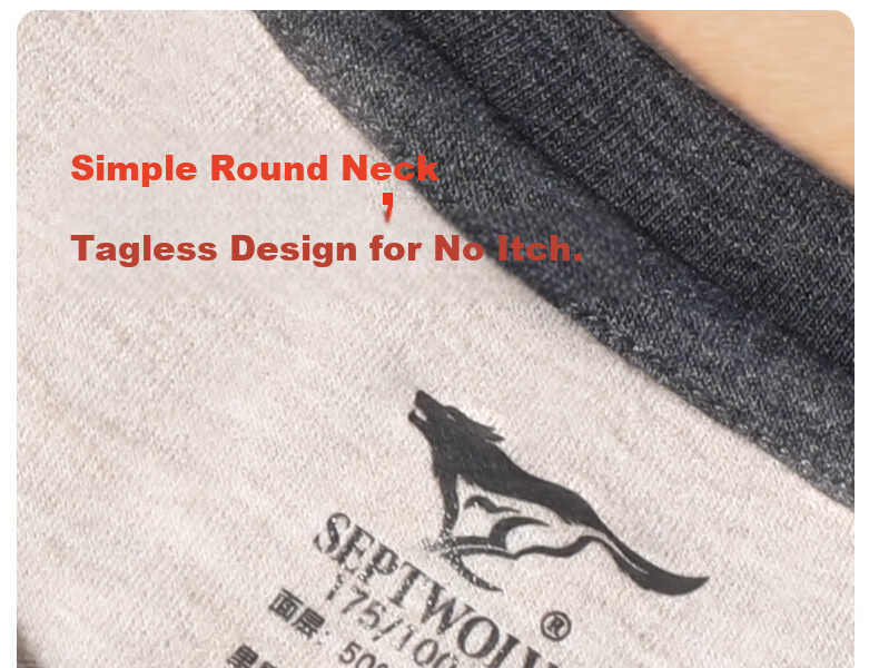 SEPTWOLVES Men's Silk Vest Double-Sided Brushed Seamless Itch-Free Warm Crew Neck Vest Storm Gray 2XL 17