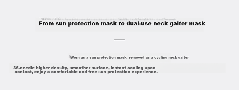 MISSION UV Ice Silk Sun Protection Face Mask for Men, Cycling and Mountaineering, Summer UV Protection Neck Cover, Full Face Sun Shield Mask 2