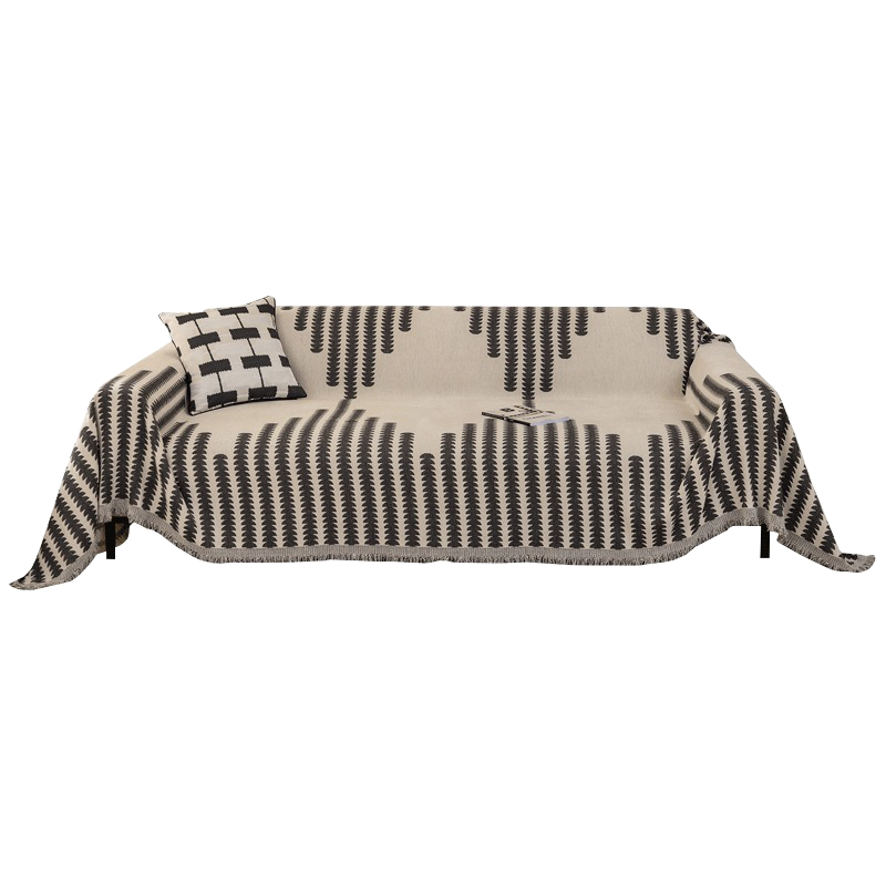 Mihua All-Season Chenille Anti-Cat Scratch Sofa Cover, Throw Blanket, Sofa Slipcover, 180*340cm, Roman Life