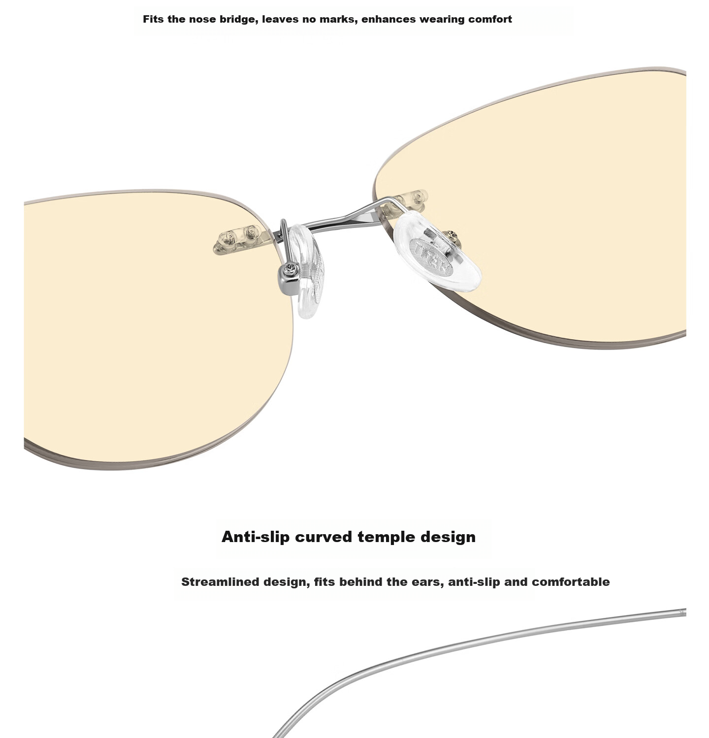 CAPONI Frameless Titanium Night Vision Sunglasses Women Photochromic Day and Night Dual-Use UV Protection Driving Sunglasses Men 21