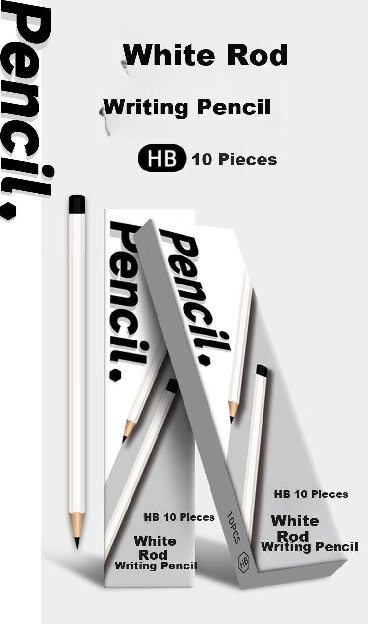 Jufu Stationery HB Pencils 12-Pack Macaron Color Triangular Wooden Pencils Student Exam Marking Writing Art Sketch Drawing Wooden Pencils Children's Day Gift 1