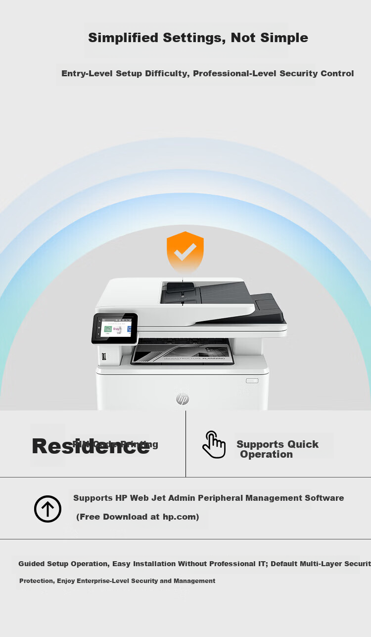 HP 3388sdw Color Laser Multifunction Printer Duplex Printing Continuous Copying Scanning All-in-One Smart Device 5