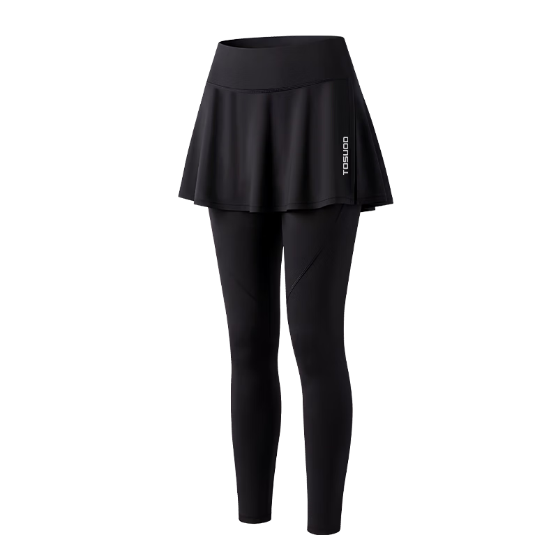 Captain Tas Summer Women's Road Small Folding Bike Cycling Skirt Pants Hip Cover Slimming Casual Sun Protection Long Pants