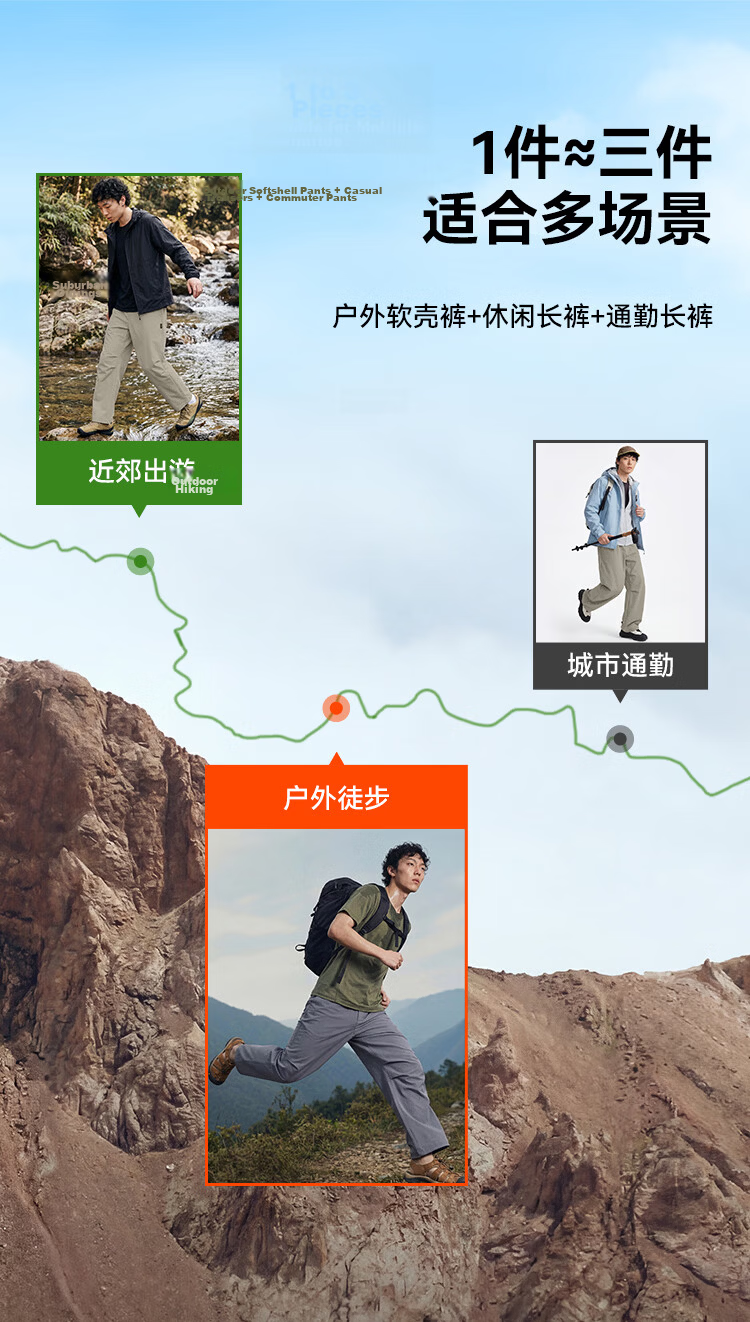 JD Jingzao [Cordura] Men's Summer Thin Casual Quick-Dry Sports Pants 26 New Style Gray 3XL 11