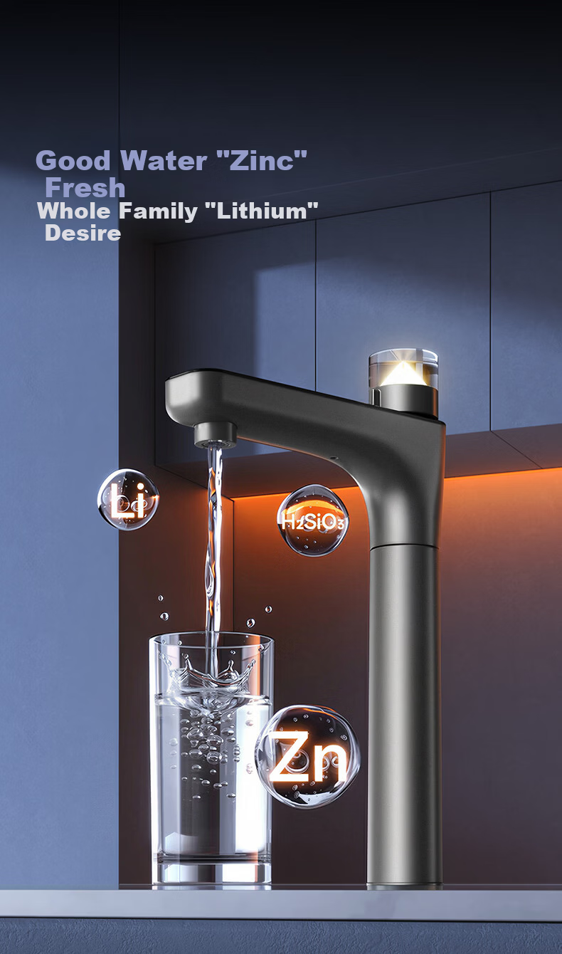WISESKY Weiskar Black Building Blocks 3.0 Pure Mineral Dual Outlet Under-Sink Water Purifier RO Reverse Osmosis M5 Household Water Filter 9