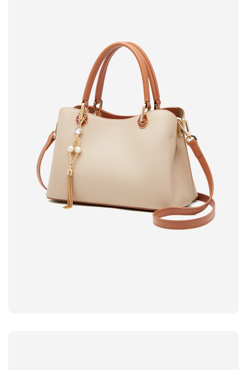 Zhur [Yang Zishan Same Style] 2026 New Leather Handbag for Women Birthday Gift for Wife 12