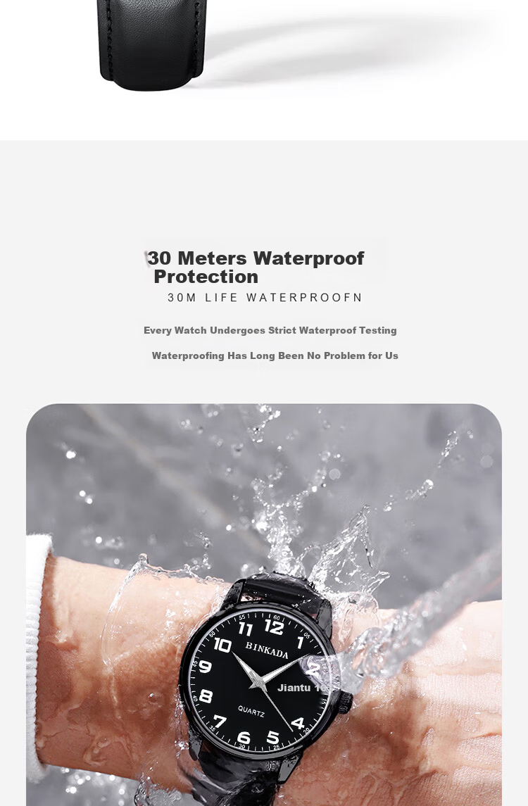 BINKADA Exam Dedicated Watch for Female Students, Silent Analog, Suitable for Middle and High School Girls Aged 12-18, Exam Room Approved 3