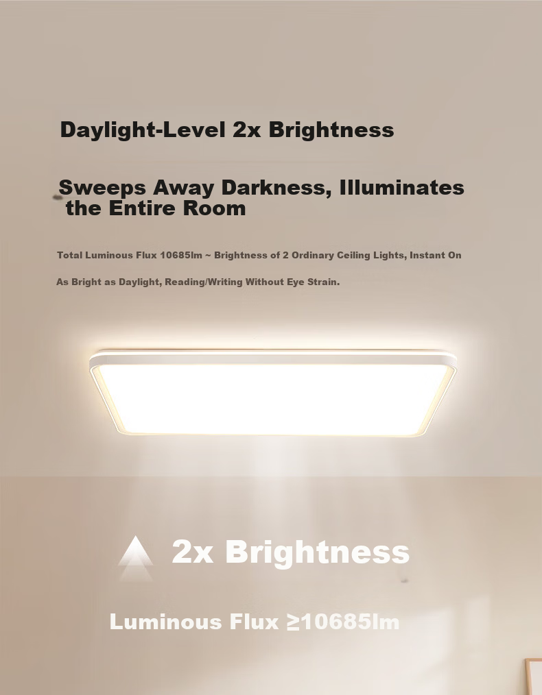 ARROW Eye Protector Max CAS Rare Earth Full Spectrum Light Living Room Minimalist Ultra-thin Ceiling Light 17