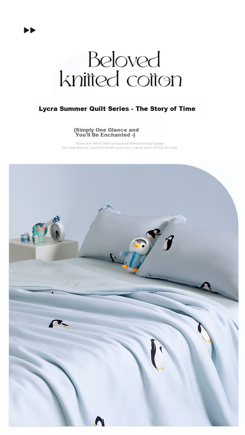 MUJI Antibacterial Lyocell Tencel Cooling Summer Quilt Air Conditioning Thin Quilt Core 150*200cm 1