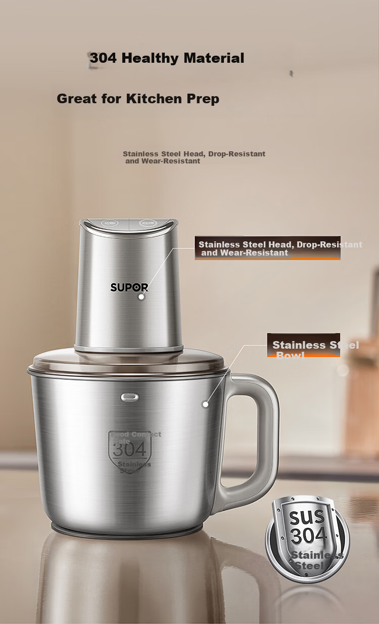 SUPOR Electric Meat Grinder 3L Large Capacity Multifunctional Food Processor JR76S-XF 15