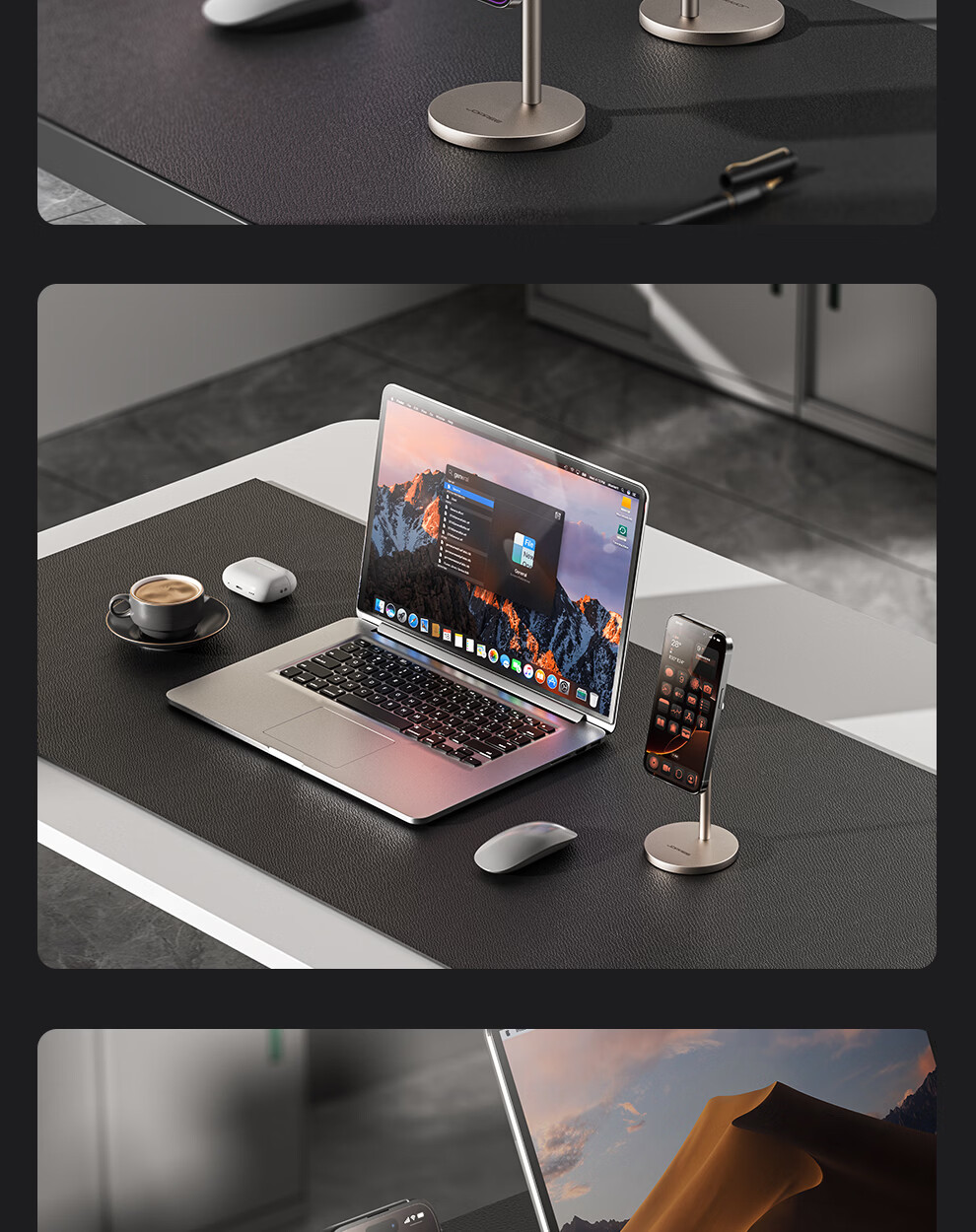 Xiaotian Metal Desktop Phone Stand 2026 New Magsafe Universal Portable Adjustable Gaming Support Multi-Functional Magnetic Metal Stand 3