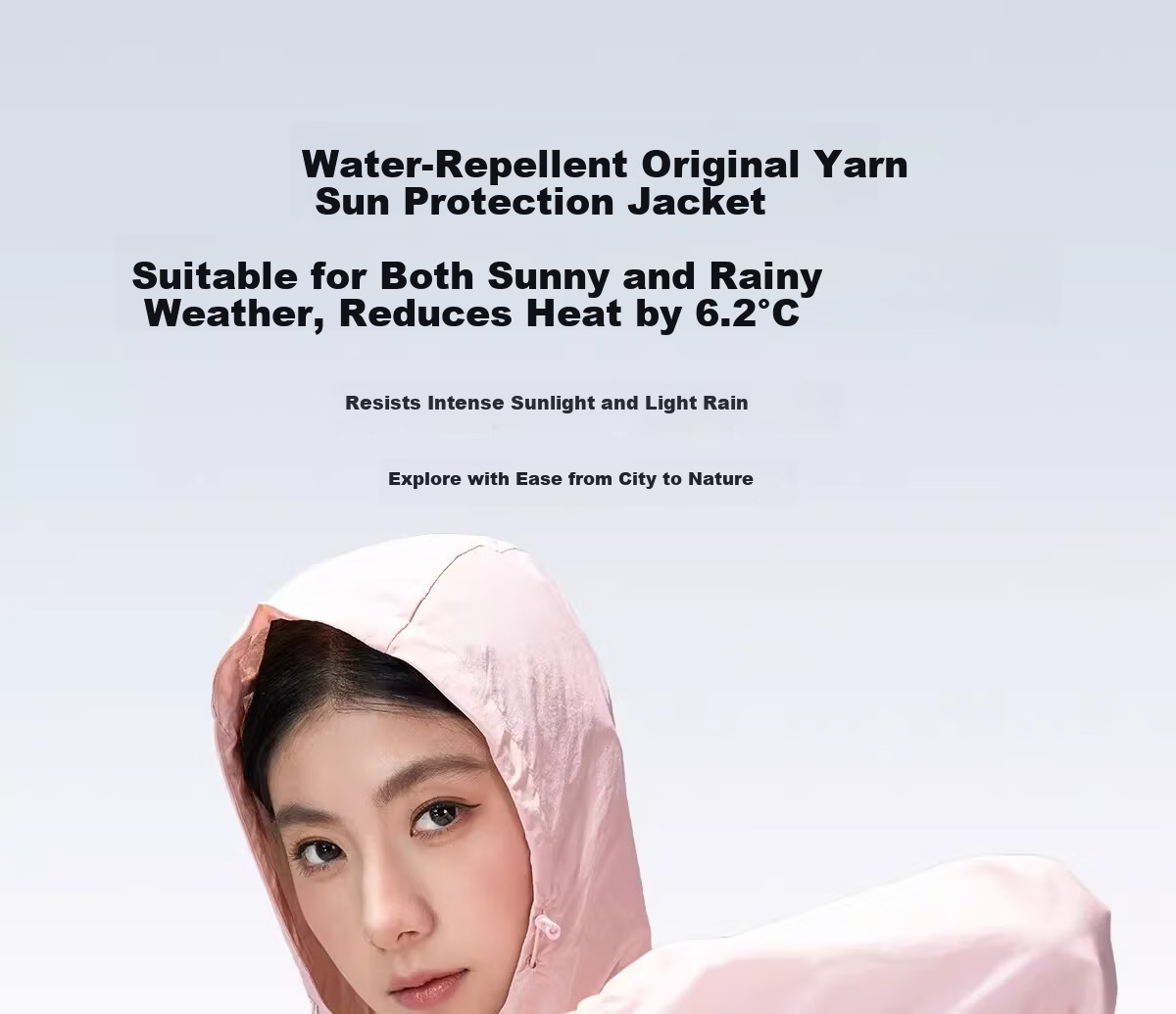Camel Women's Outdoor Original Yarn Sun Protection Jacket 2026 Spring Summer New UPF1000 Cooling Water-Repellent Sports Coat 1