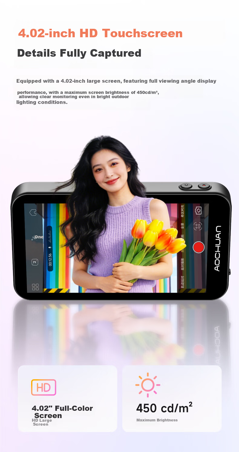 Okawa Vision1Ultra Smartphone Selfie Screen Portrait Enhancer Rear Selfie Secondary Display 5