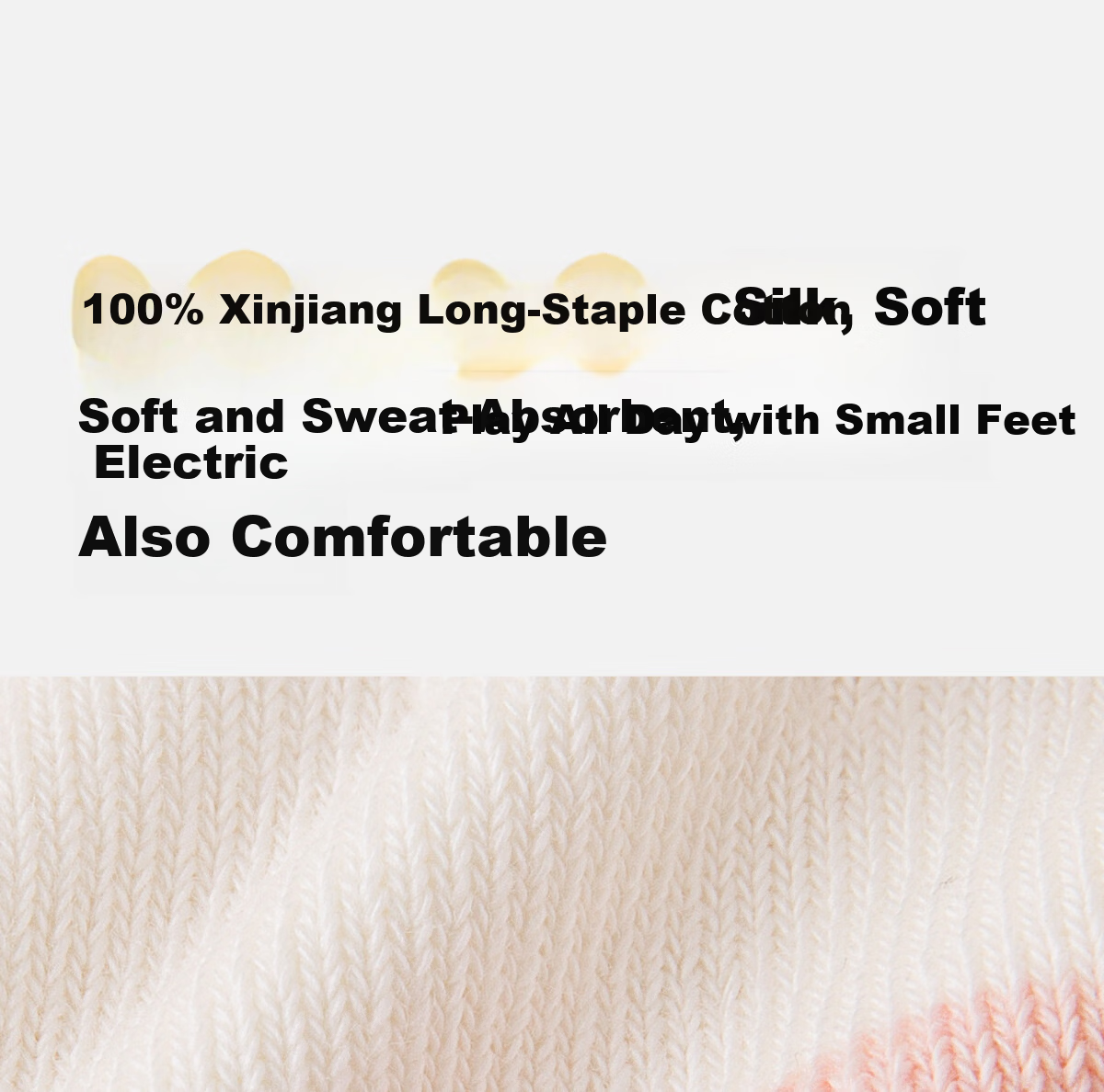 Mianzhuwu Children's Socks Girls Spring Summer Pure Cotton Class A 10A Antibacterial Odor-Resistant Sweat-Absorbing Seamless Mid-Calf Socks 5 Pairs 6