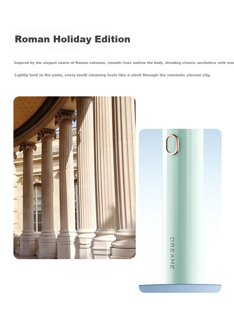 Dreame [CR7 Edition] F02 Sonic Vibration Electric Toothbrush 170-Day Battery Life Gum Care Portable Practical Gift for Men Women Birthday Children's Day Price Guarantee 618 3
