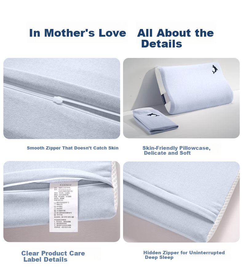 CEENIU Children's Pillow Neck and Spine Support Memory Foam Pillow for Ages 3-12, Trusted by Over 4 Million Moms 26