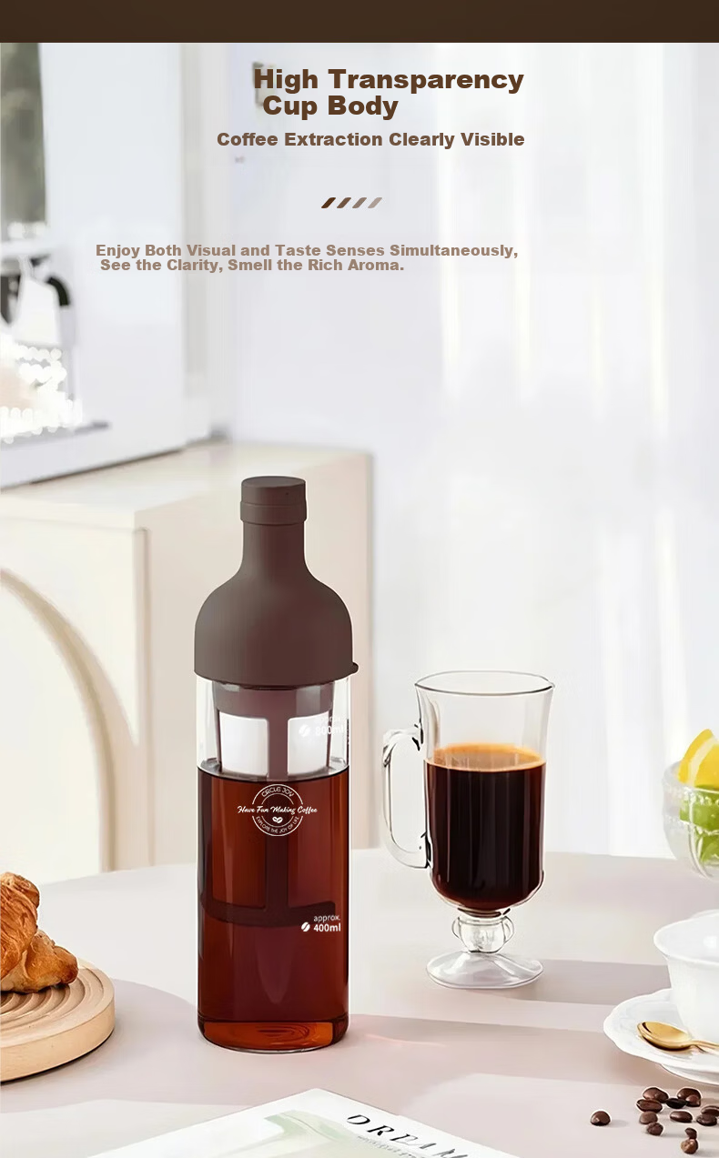 Circle Joy Cold Brew Coffee Cup Portable Home Travel Cold Brew Bottle Cold Brew Cup Water Cup American Cold Brew Pot 1000ml 2