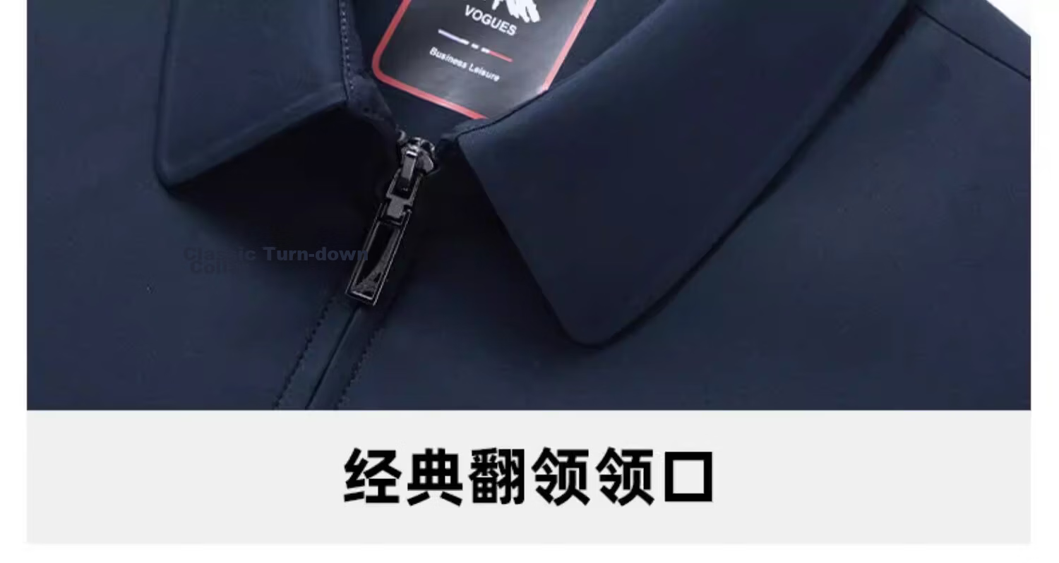 Romon Three-Proof Executive Jacket Men Spring High-End New Lapel Coat Business Official Cadet Jacket Men 28