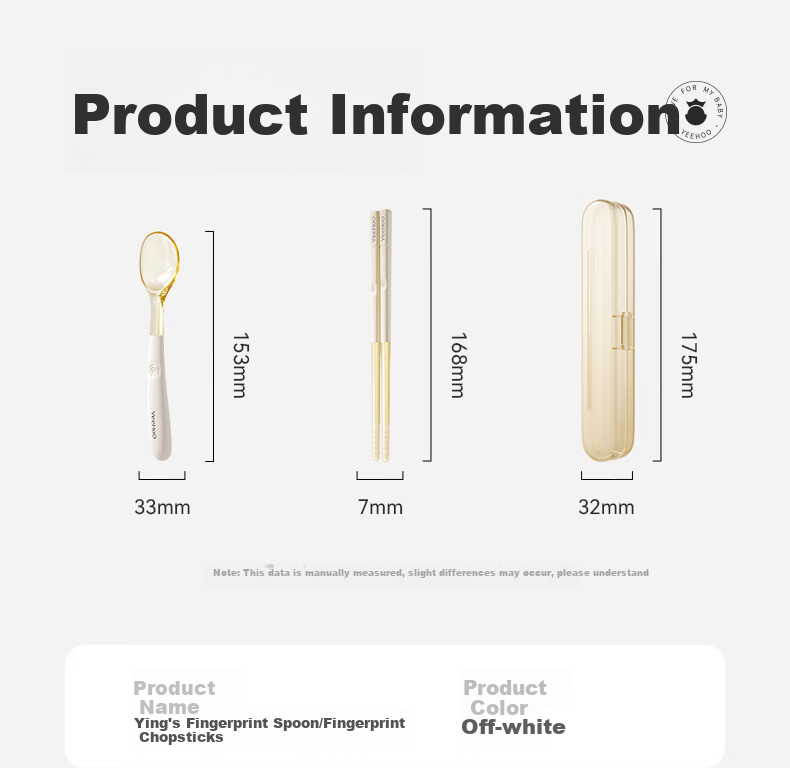 YEEHOO PPSU Baby Self-Feeding Training Spoon Baby Food Supplement Spoon Children's Day Gift Tableware Spoon with Lunch Box 15