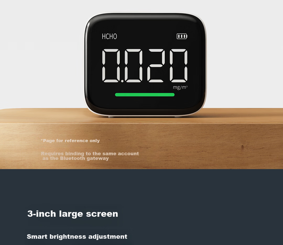 DUKA Formaldehyde Detector Home Formaldehyde Tester Air Quality Monitor Temperature Humidity Meter Clock Mijia Smart HF1 13