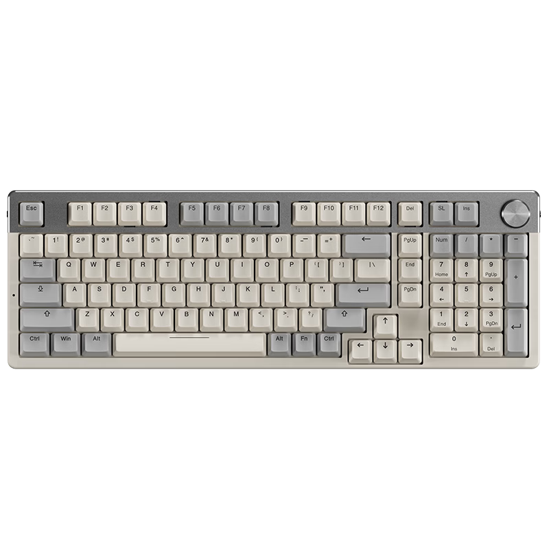 Dareu EK815MAX Tri-mode Wireless Knob Mechanical Keyboard Gaming Customizable Hot-Swappable Bluetooth Keyboard Dark Night Blue - Chitu Switch [Tri-mode + Knob]