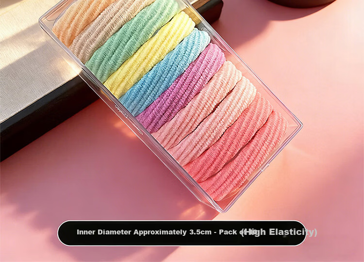 Princess Password Children's Day Gift Hair Tie for Girls High Elasticity Hair Band No Damage Hair Accessories Student Rubber Band High Ponytail Hair Rope 4