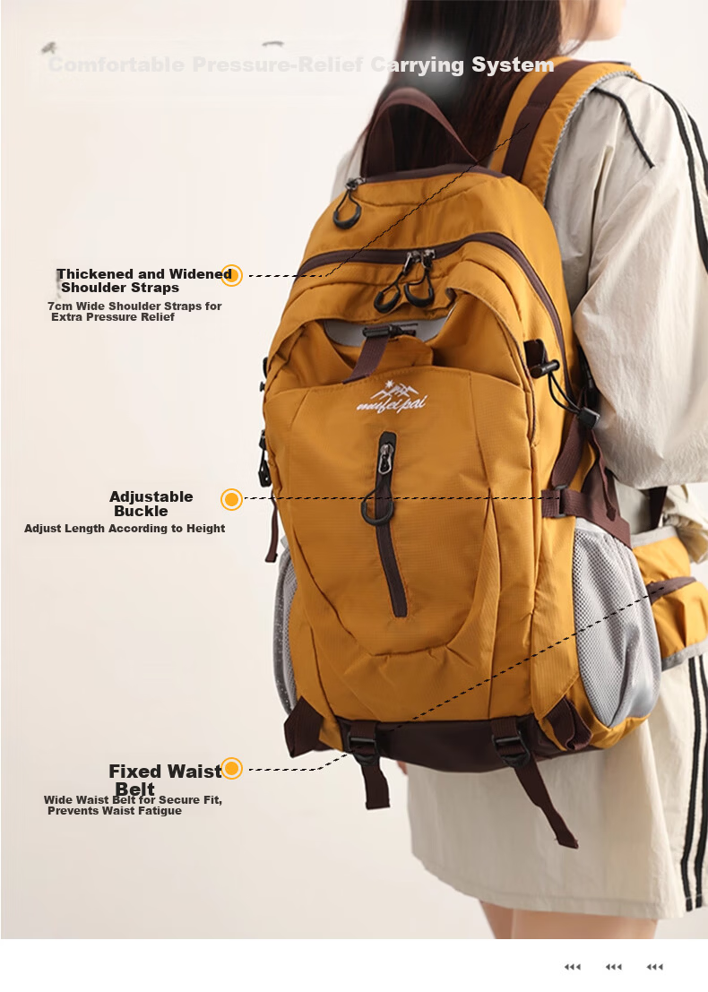 VICTORIATOURIST Outdoor Hiking Backpack Lightweight Double Shoulder Bag Laptop Bag School Bag Large Capacity Cycling Sports Travel Hiking Backpack 5