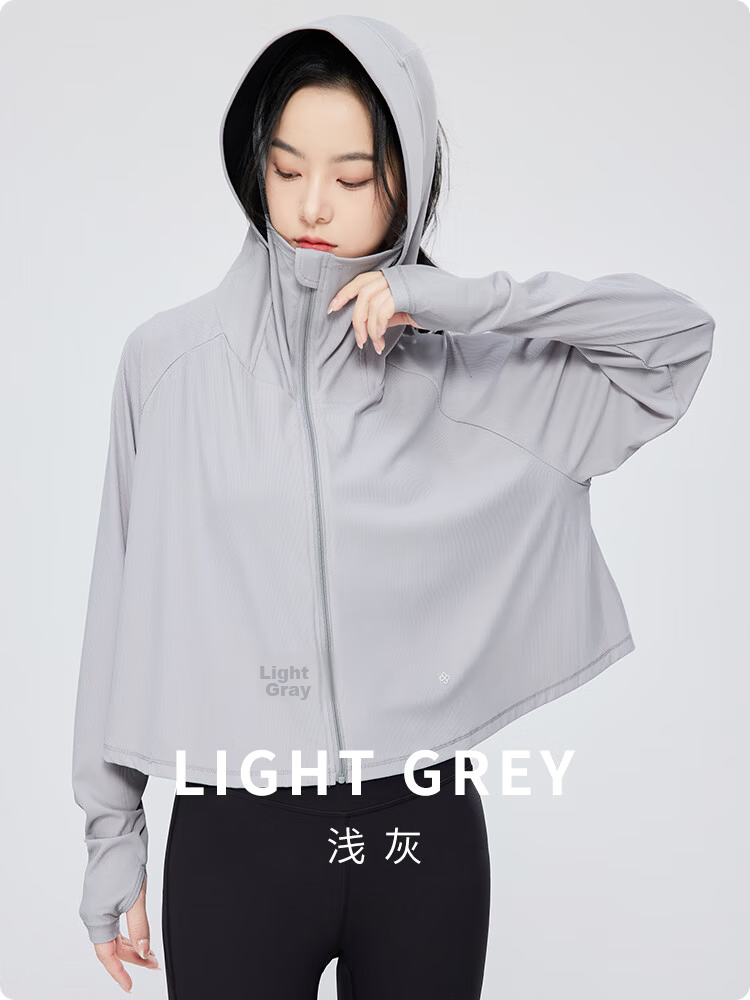 JIUMU Lightweight Women's Shawl Summer Air-Conditioned Room Office Outerwear UV Protection Sun Protection Shirt 10