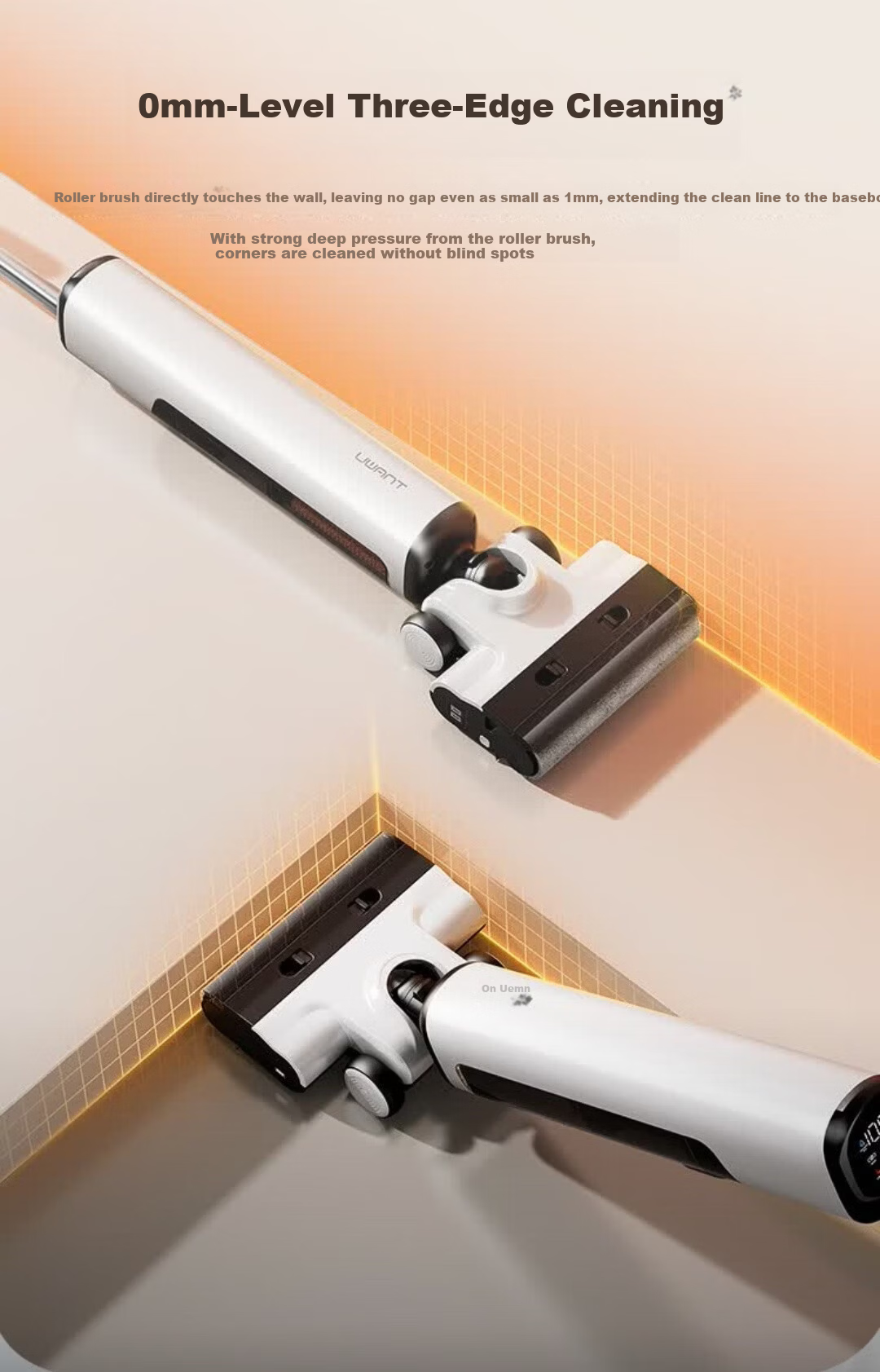UWANT Youwang Cloud 2.0 Pro Floor Washer [25kPa Suction, Tangle-Free Ultra-Thin Design] Push-In All-in-One Automatic Mop Cleaner 12