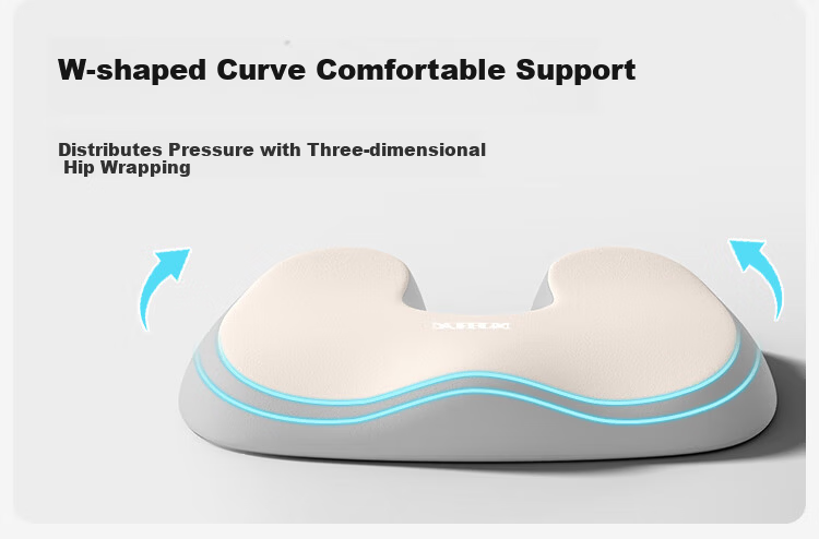 Nila Hemorrhoid Cushion Seat Pad Office Long Sitting Special Chair Cushion Postoperative Pressure Relief Butt Pad Anti-Hemorrhoid Seat Cushion 4