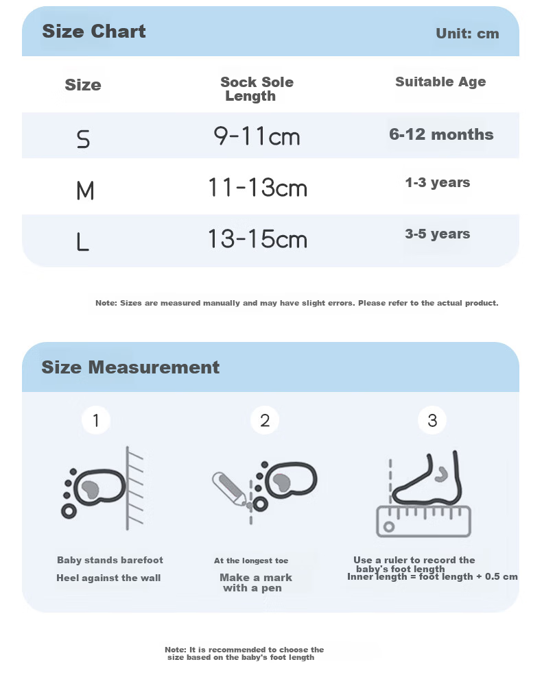 Aibao Baby Socks Summer Thin Mesh Mid-calf Solid Cotton Socks for Babies Children 3 Pairs T316 Size S 8