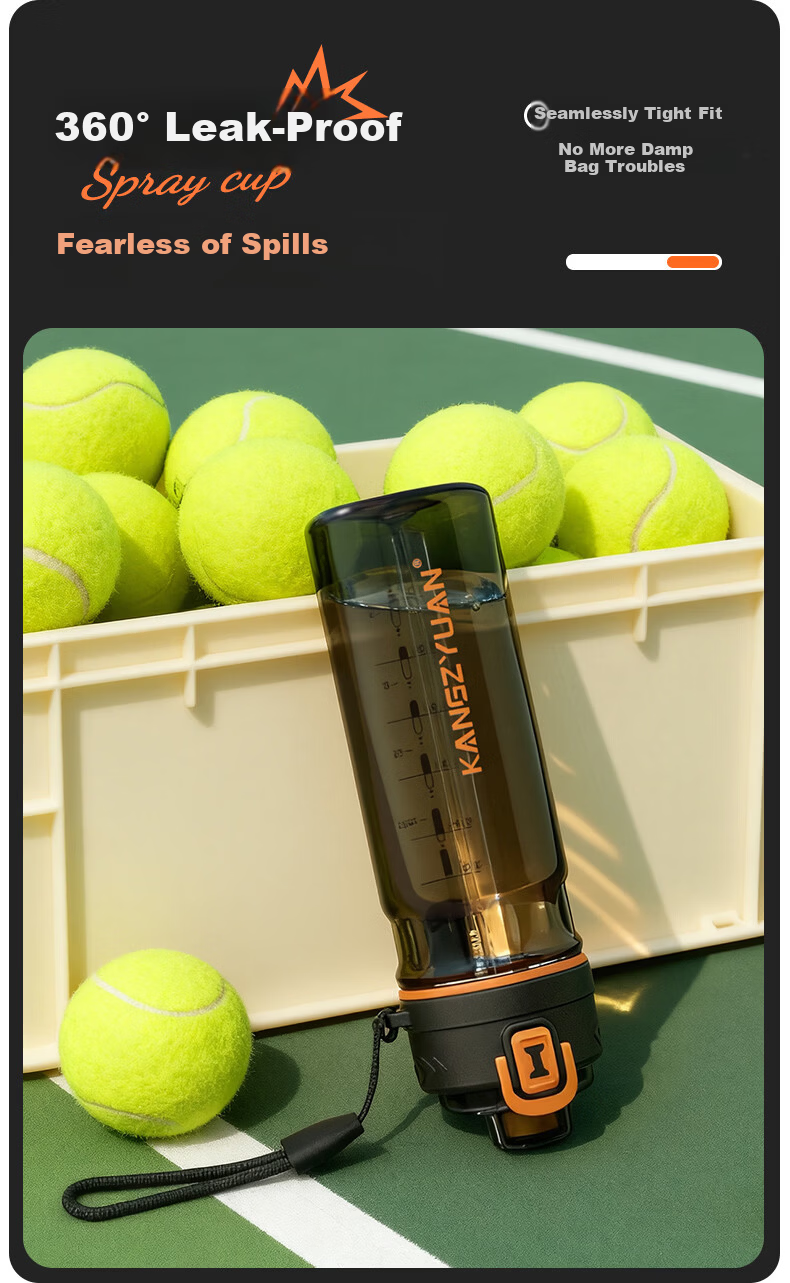 KANGZYUAN Kids Spray Water Bottle Food-Grade Student School Use Boys 2026 New Sports Water Bottle 5