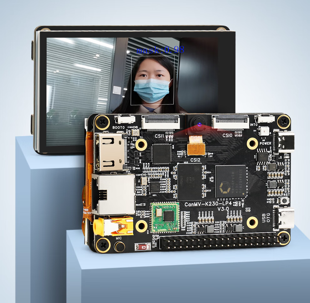 ChuangLeBo K230 Development Board CanMV K230 3.0 AI Development Board Vision Recognition Module Camera Artificial Intelligence 3