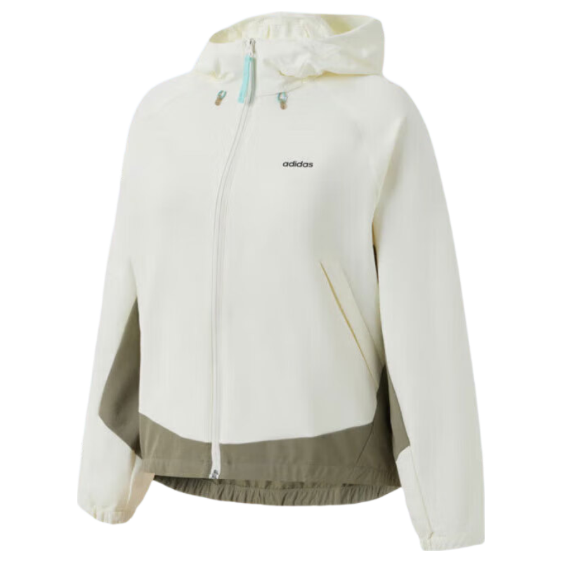 Adidas Men's and Women's New Casual Running Fitness Sports Jacket JL9843 Han Yu White L