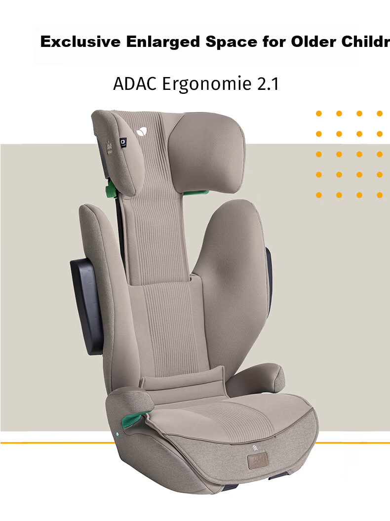 JOIE Child Safety Seat 3-12 Years Car Booster i-Size Certified ADAC Tested i-Traver Maple Brown 9