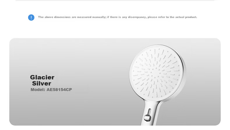 ARROW HS Handheld Shower Head High-Pressure Multi-Mode Handheld Bathroom Shower Sprayer 19