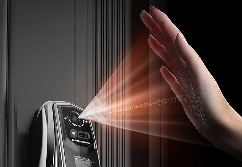 ALPHA AURORA Smart Door Lock P14FVM Upgraded Palm Vein Facial Recognition Password Lock with Free On-site Installation 15