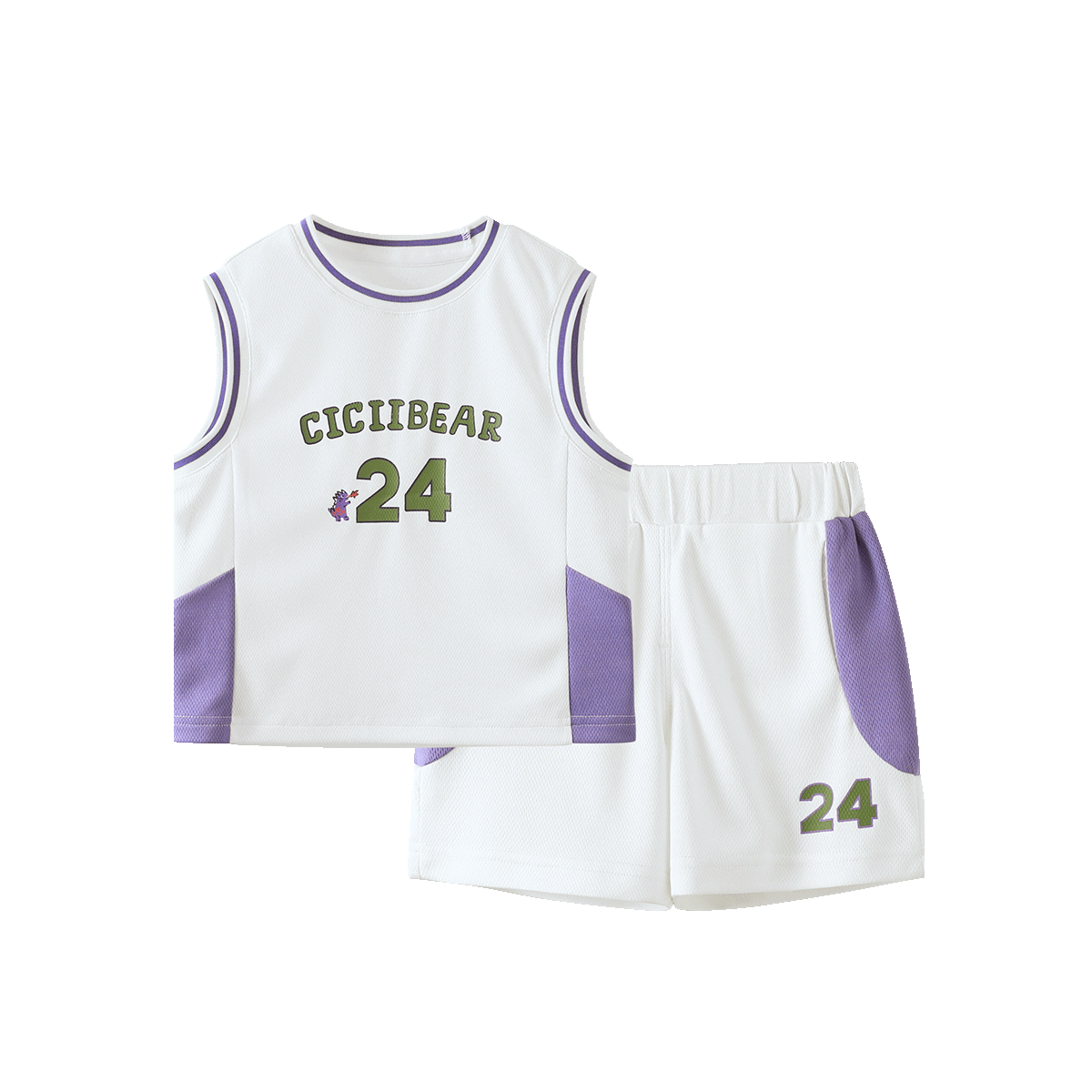 Ciciibear [3x Quick-Drying Moisture-Wicking] Ciciibear Boys' Summer Outfit Set, Baby Sports Jersey, 2025 New Style Children's Summer Wear