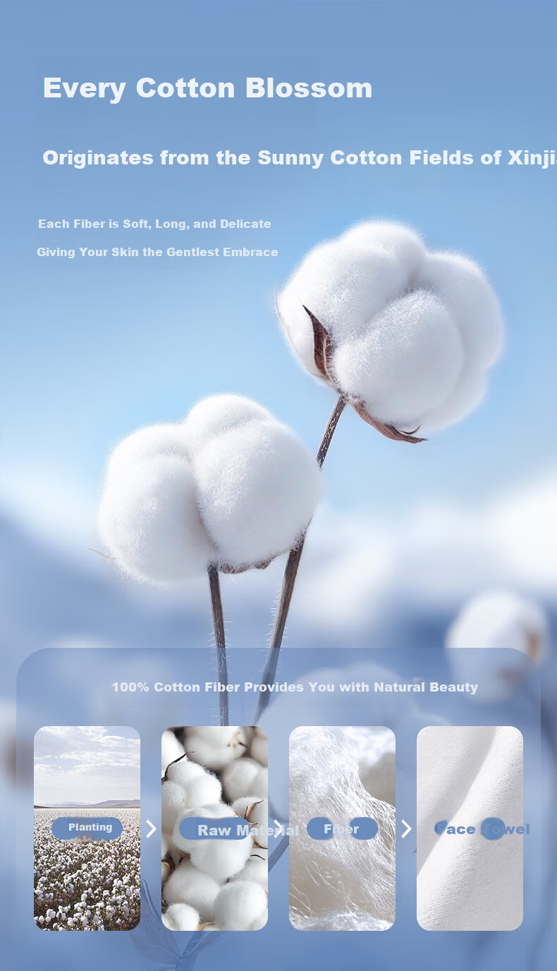 Heartprint Facial Tissues 300 Sheets*1 Pack 100% Cotton Hanging Soft Towels Disposable Pure Cotton Large Capacity 1
