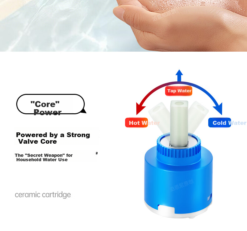 BOONEN Basin Faucet Mechanical Arm Lucky Cat Washbasin Bathroom Universal Rotatable Hot and Cold Mixer Tap 17