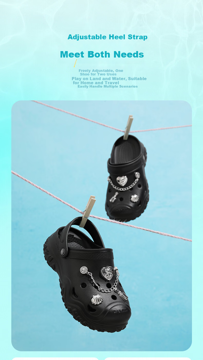 CAMEL Women's Panda Collaboration Hollow-out Platform Breathable Beach Sandals L26M162034 Off-white Size 37 4