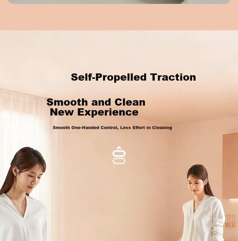 Supor Floor Washer K2 - 2-in-1 Wash and Mop Machine, Solid-Liquid Separation, Odorless, Quiet, Lightweight, Self-Propelled Electric Mop, Home Use, Starry Gray 20